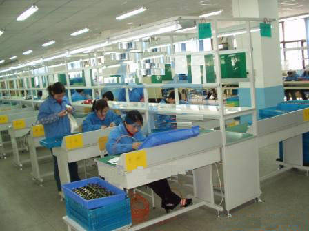 工作台流水线产品图片 电子产品制造的精髓展示